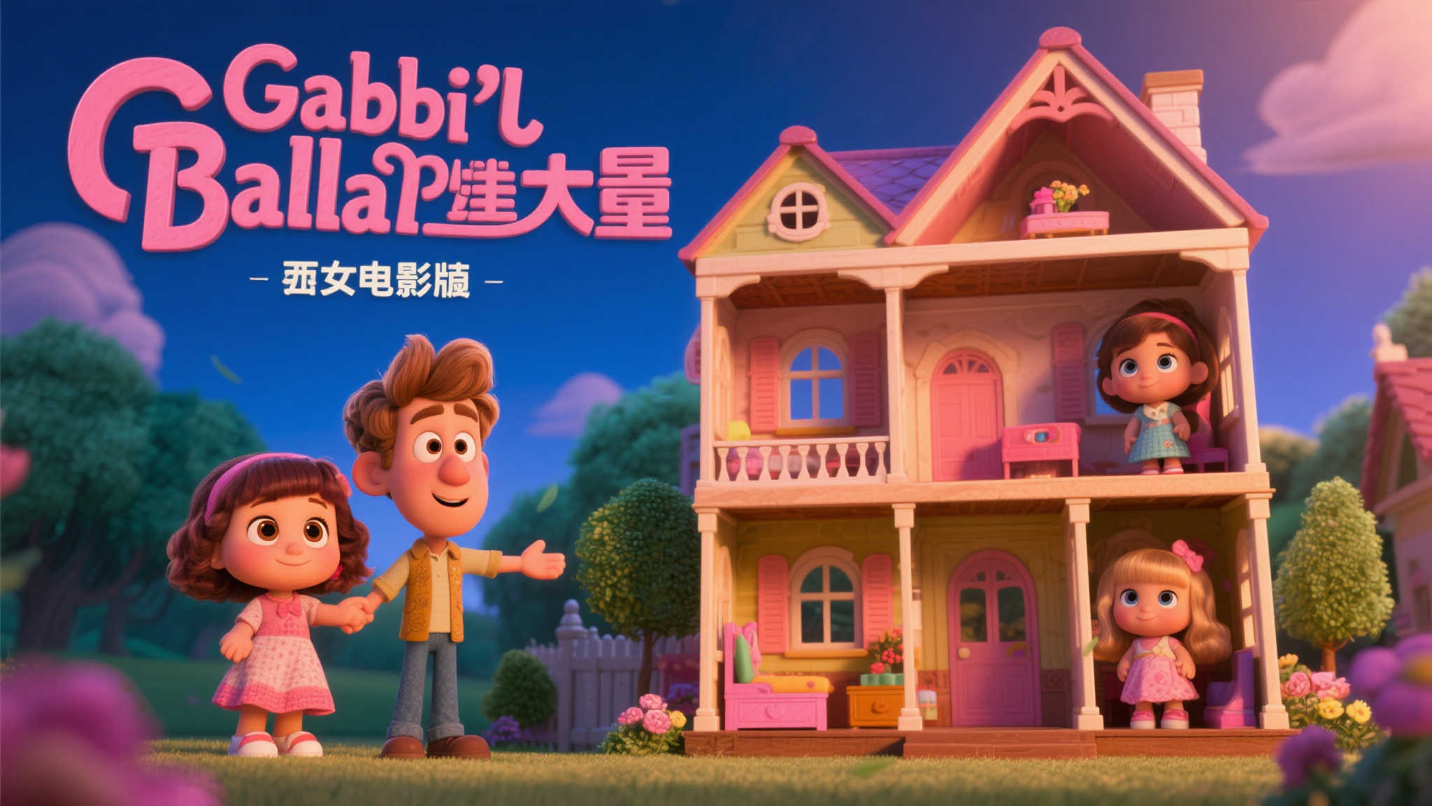 真人与动画交织,《盖比的娃娃屋大电影》中文版预告震撼来袭 真人与动画交织,《盖比的娃娃屋大电影》中文版预告震撼来袭